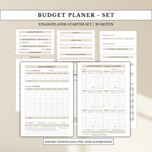 Haushaltsbuch zum Ausdrucken, Finanzplaner deutsch