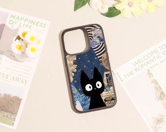 Blue Cat,Phone Case For iPhone Air 17 16 15 14 13 12 11Pro/ProMax Plus Mini XR XS SE2020,All-Inclusive Lens Personalized Name Phone Cover