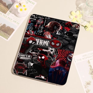 Spider Verse,iPad Case with Pencil Holder For iPad 10.9" 10.2" 11" ,iPad 10/9/8/7th ,Air 4/5/6/7 A16,Mini4/5/6/7,Pro 2021/2022/2024/2025
