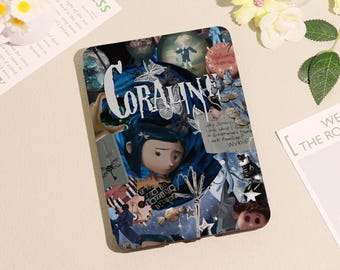 Coraline,Étui pour Kindle Paperwhite5/6/7/10/11/12e Étui Kindle Basic 2024,Kindle11/12/10/8e,Réveil/veille automatique,Cadeau personnalisé