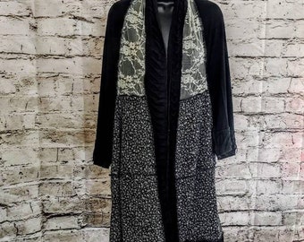 long black duster cardigan