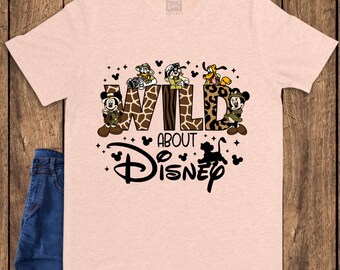 Wild Safari Adventure Shirt, Animal Kingdom Squad Tee, Magical Jungle Trip Top, Retro Character Safari Graphic