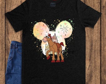 Vintage Bullseye Tee, Splatter Mouse Ears Shirt, Magical Castle Graphic Top, 2026 Family Trip Shirt, Retro Cowboy Toy Matching Apparel
