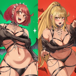 Pyra Mythra vampire print