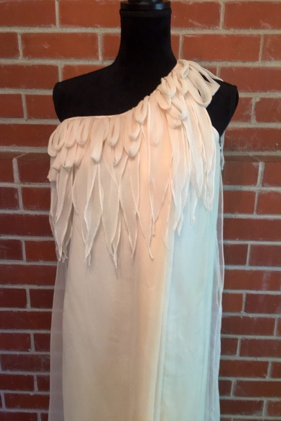 Jean Varon off the shoulder evening gown