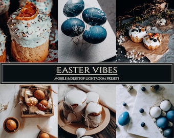 Easter Vibes Lightroom Presets – 10 Moody Warm Filters for Portrait & Family Photos (Mobile + Desktop)