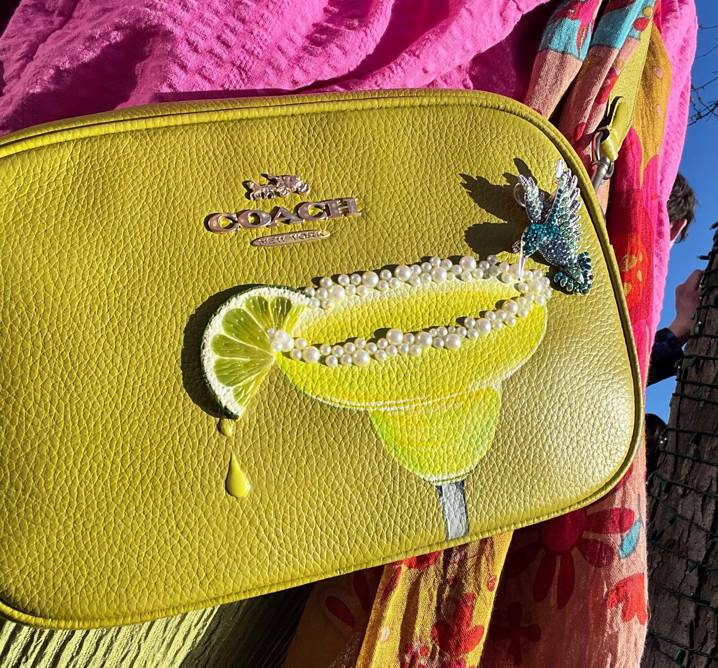 Vintage Lime Green Coach Purse No. M0993-F14692