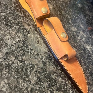 Leather knife sheath
