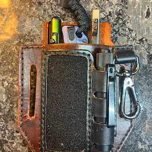 Crazy horse water buffalo leather Leathermen/multi-tool organizer