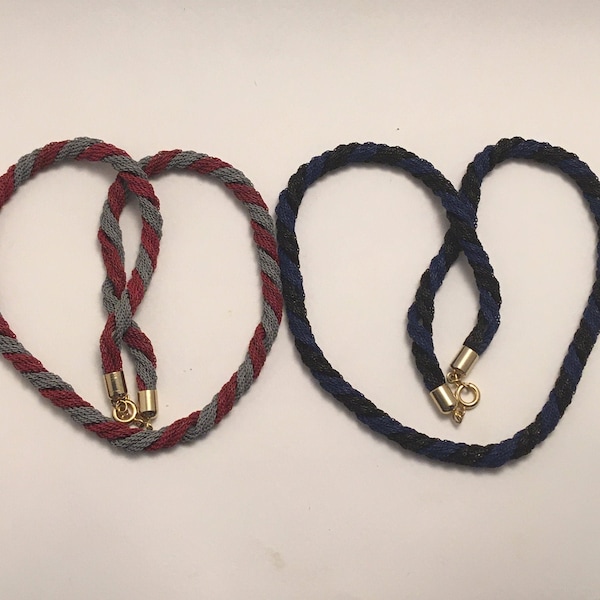 2 CHAINZ Vintage Red/Grey  and Black/Navy