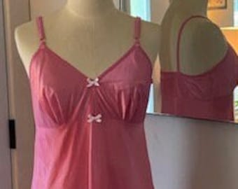 Hand Dyed PINK Vintage SLIP