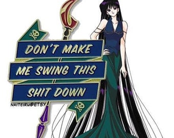 Limited Edition variant - Mistress 9 &quot;Don&#39;t Make Me Swing This&quot;  Enamel Pin