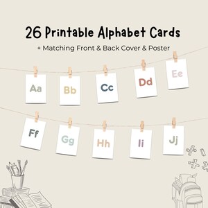 Schede didattiche dell&#39;alfabeto per i più piccoli Schede didattiche delle lettere della scuola materna Schede didattiche dell&#39;alfabeto per l&#39;istruzione parentale Schede didattiche Montessori ABC