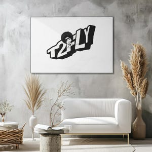 Black Afro Woman Digital Print | Afro Wall Art Poster | Y2K | Wall Art | Black Woman | Home Decor