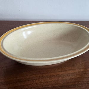 Vintage Hearthside Garden Festival Stoneware Serving Bowl, 1970s Japan