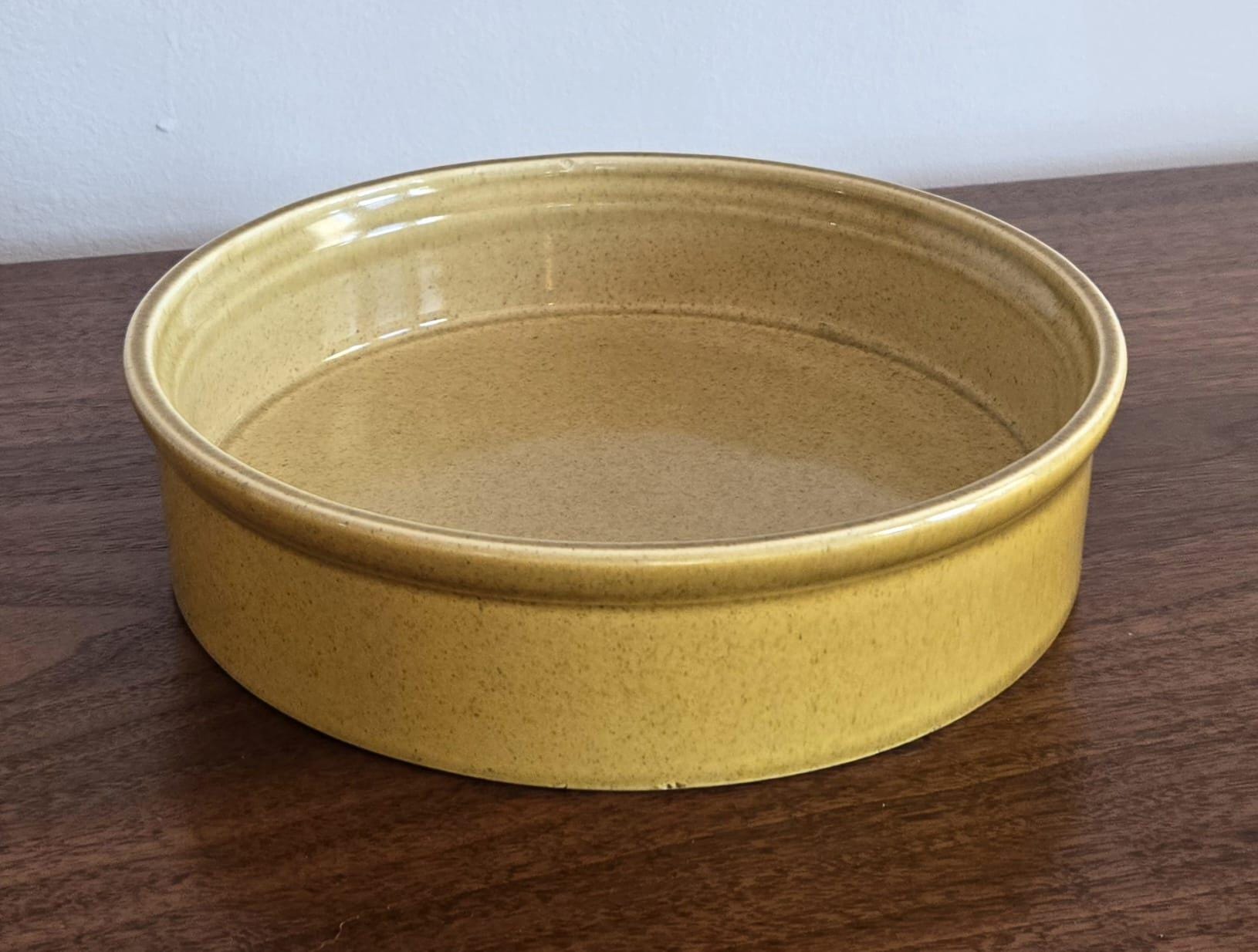 Vintage Homer Laughlin 1978 Harvest Gold 9 1/4" Serving Bowl
