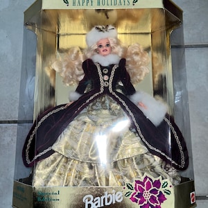 Vintage 1996 Happy Holidays Barbie | Special Edition Mattel #15646