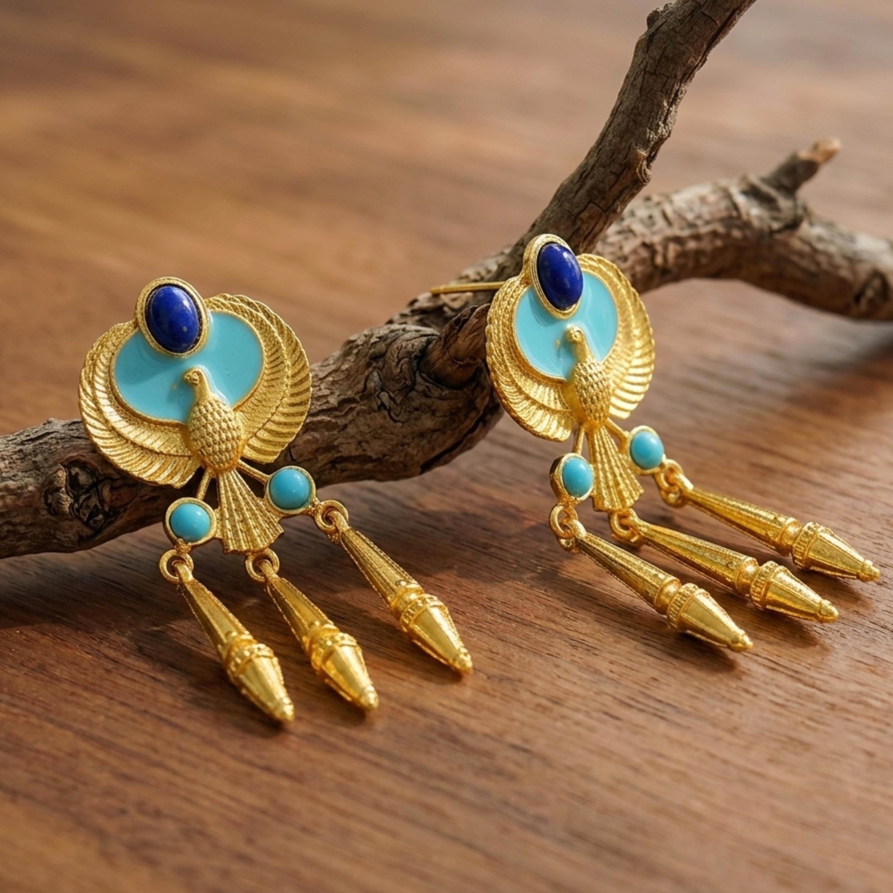 Cleopatra jewelry - Etsy 日本 シルバー925 エジプシャン風 
