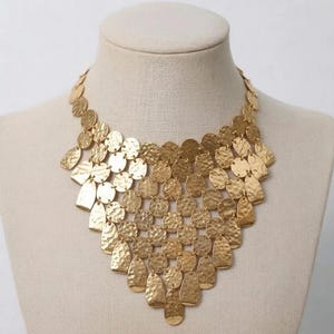 Collar llamativo de varias capas, collar grueso y atrevido, joyería de moda espectacular, collar de diseñador, joyería llamativa única, regalo para mujer.