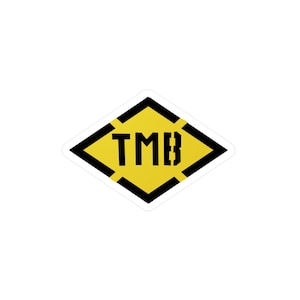 Tour du Mont Blanc Vinyl Decal: Hiking, Outdoor Adventure