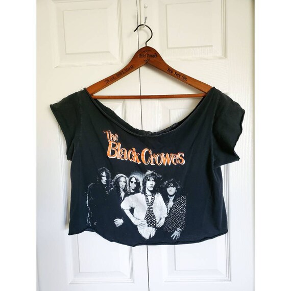 Vintage The Black Crowes tee 1990- cropped destroy