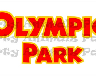 Afdrukbare aangepaste poort ingang letters / banner, instant download Jurassic Park decoraties