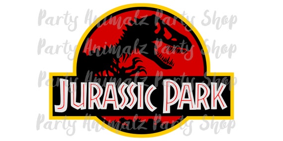 Large Printable Welcome To Jurassic Park Banner Instant Etsy