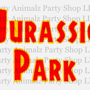8.5 X 11 Sign Standard Size Home Printable Jurassic Park, Instant Download Jurassic Park Decorations