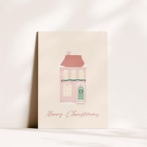 Weihnachtskarte Merry Christmas | Loha Design | Schlichte und schöne Postkarte zu Weihnachten – Grußkarte zum Advent für Familie und Freunde