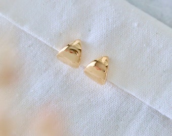 ChubbyTriangle Huggie Earrings