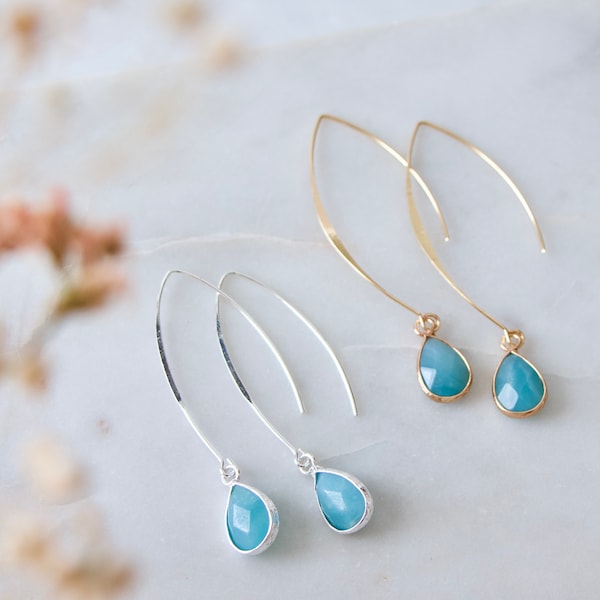 Amazonite Drop Earrings