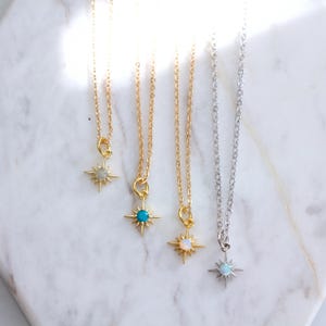 Opal, Turquoise, Labradorite North Star Necklace
