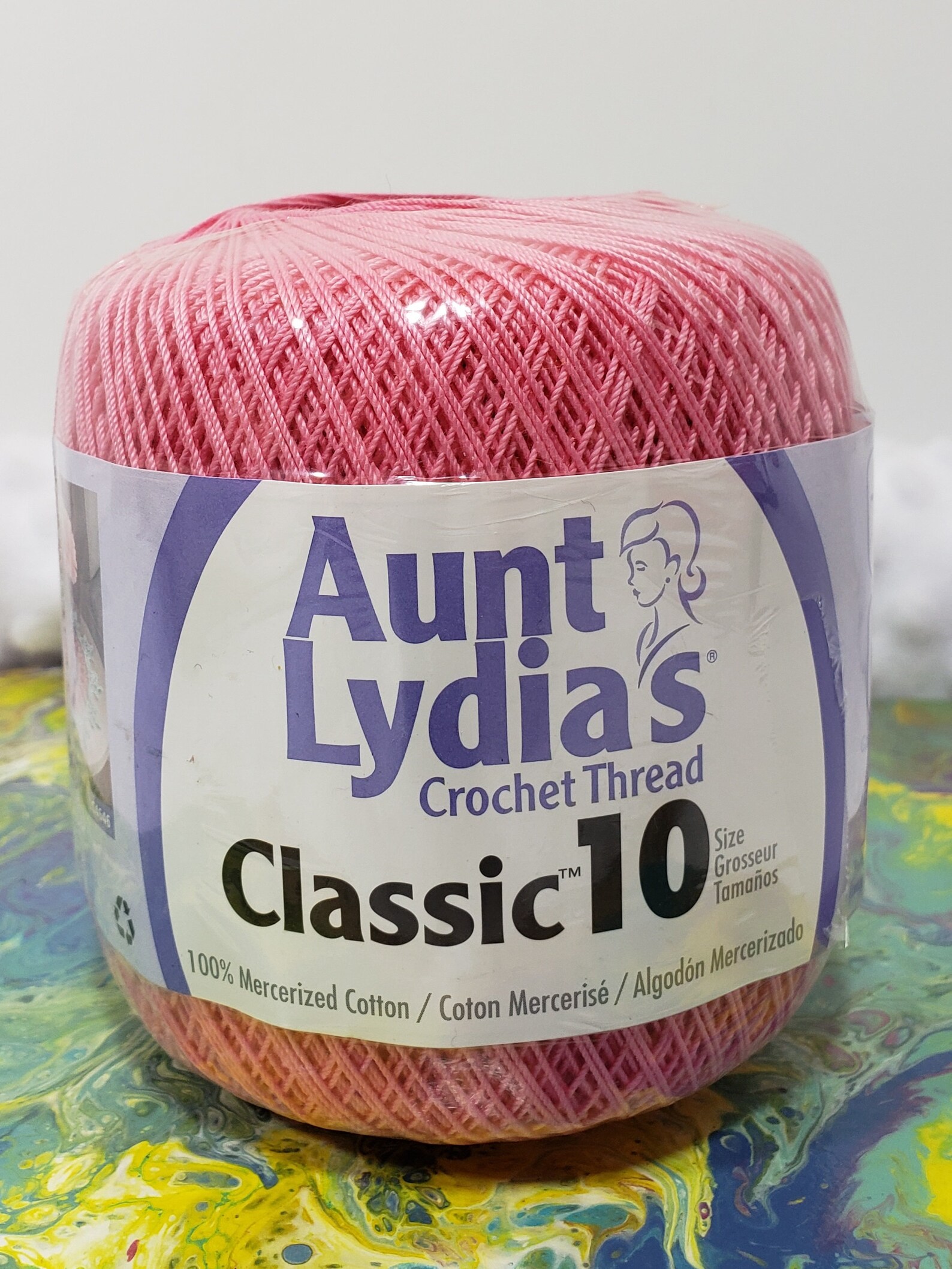 Aunt Lydia's Crochet Thread Classic 10 French Rose 350 yds Etsy