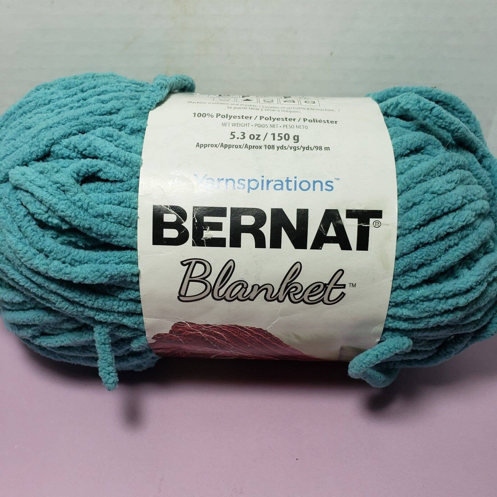  Bernat Blanket Brights Royal Blue Yarn - 3 Pack of 150g/5.3oz -  Polyester - 6 Super Bulky - 108 Yards - Knitting, Crocheting, Crafts &  Amigurumi, Chunky Chenille Yarn : Everything Else