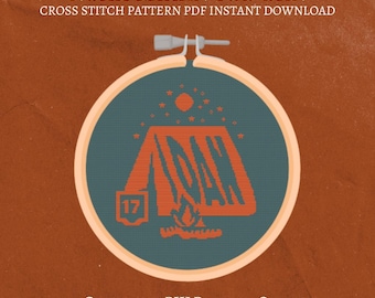 Noah Kahan TGD Dan Cross Stitch Pattern (PDF Download)