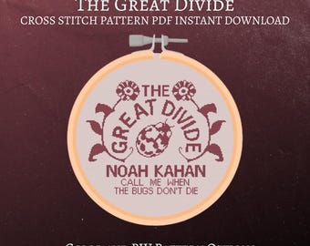 The Great Divide Ladybug Cross Stitch Pattern (PDF Download)