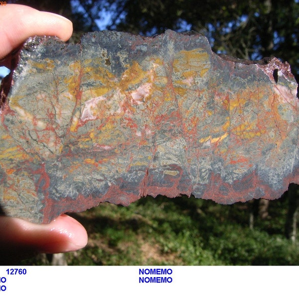 Pope Valley Jasper Slab Rare and Unusual from California