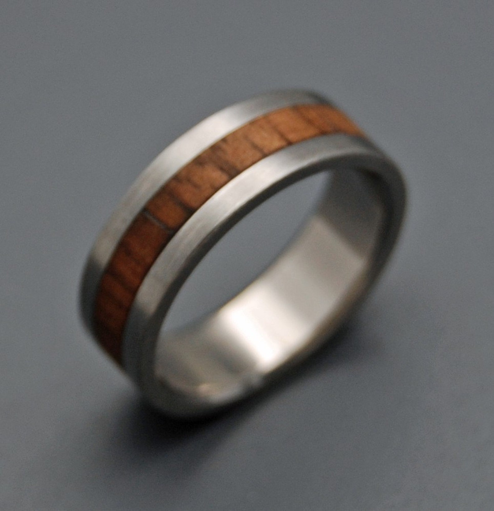 Wooden Wedding Rings Wood Rings Titanium Wedding Rings | Etsy
