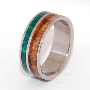 Wooden Wedding Rings, titanium ring, titanium wedding rings, Eco-friendly rings, mens ring, womens rings, wood rings SPARK image 2