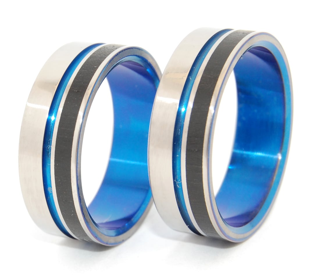 Wedding Rings Titanium Rings Wood Rings Mens Rings Etsy