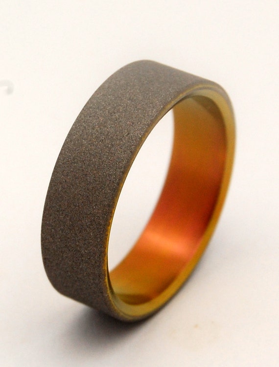 Etsy titanium sale wedding bands