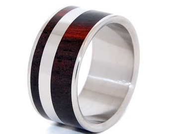 wedding rings, titanium rings, wood rings, mens rings, Titanium Wedding Bands, Eco-Friendly Wedding Rings, Wedding Rings - HEART'S DESIRE