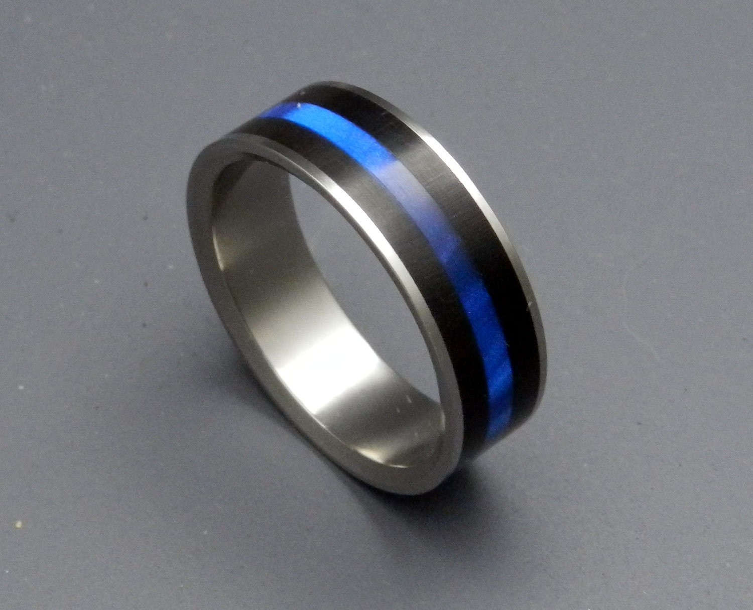 Black Rings Titanium Wedding Ring Men's Ring - Etsy
