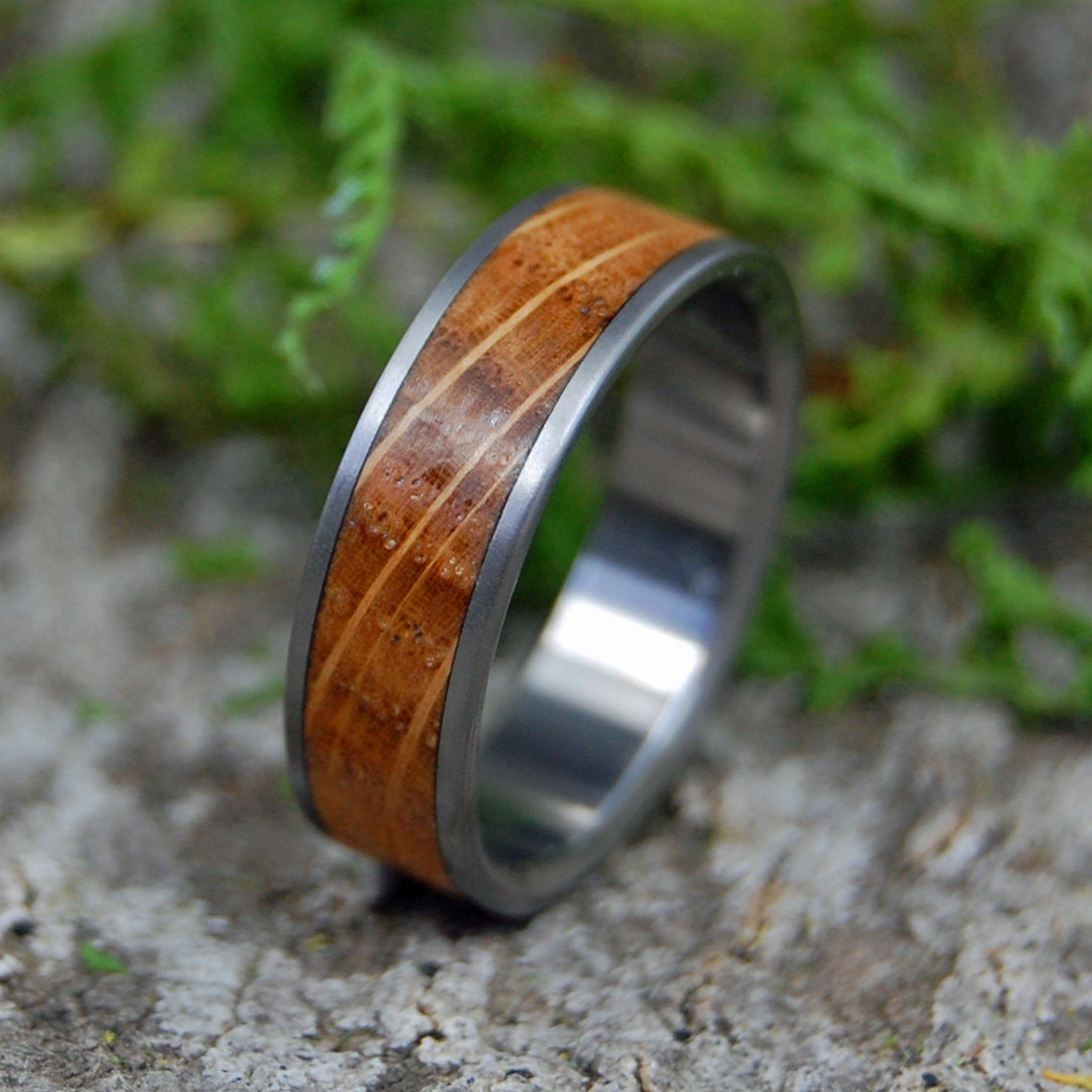 Mens Ring Womens Ring Wedding Rings Boston Rings Wood Etsy