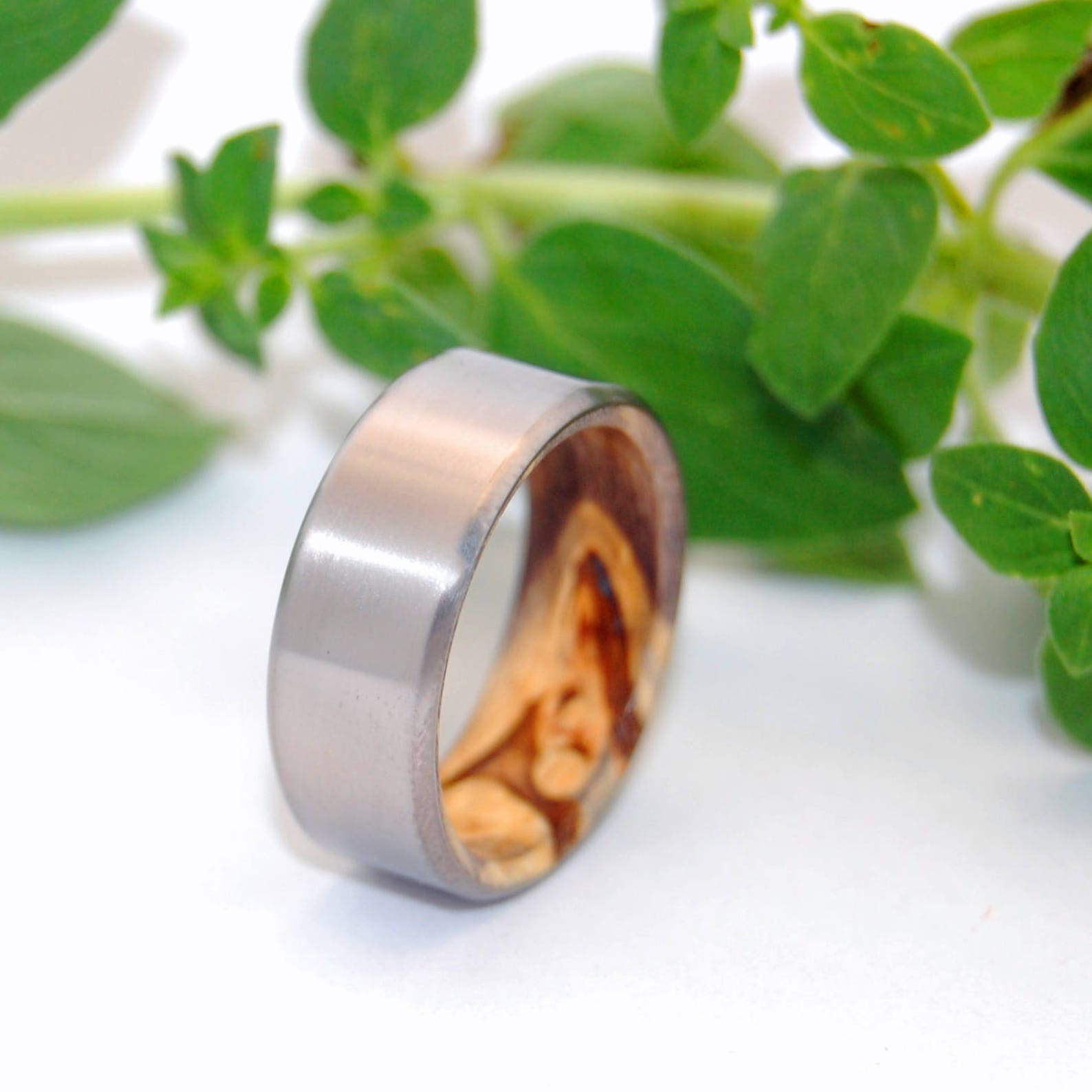 Wedding Rings Titanium Rings Wood Rings Mens Rings Etsy