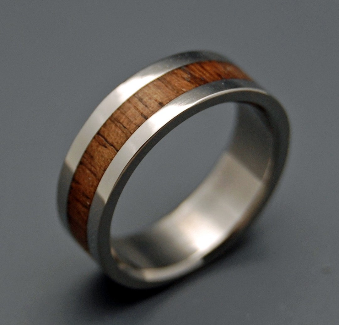Wooden Wedding Rings, Wood Rings, Titanium Wedding Rings, Titanium ...