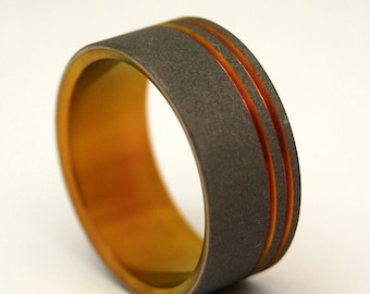 wedding rings, titanium rings, wood rings, men's ring, women's ring, unique ring, engagement, commitment - CHANCE OF LIGHTNING