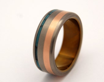 wedding rings, titanium rings, wood rings, mens rings, womens ring, Titanium Wedding Bands, Eco-Friendly Rings - HUMAN AND DIVINE