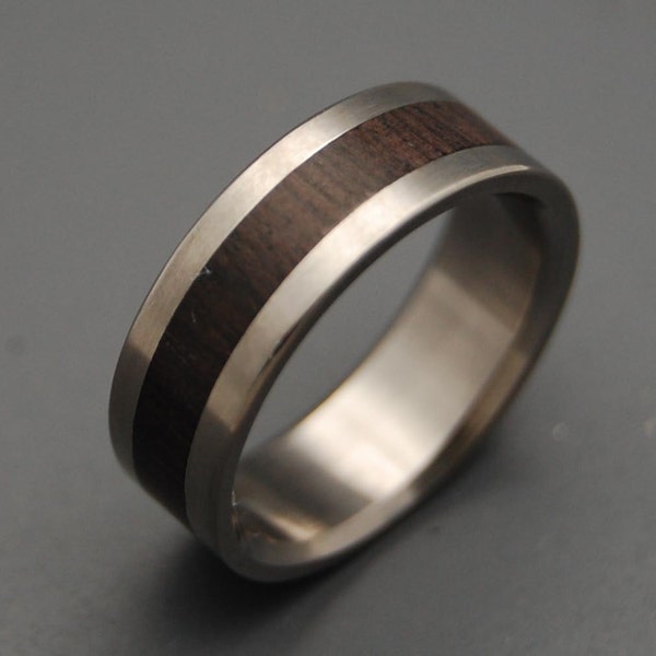 wedding rings, titanium rings, wood rings, mens rings, womens ring, Titanium Wedding Bands, Eco-Friendly Rings - SUPER LOVE