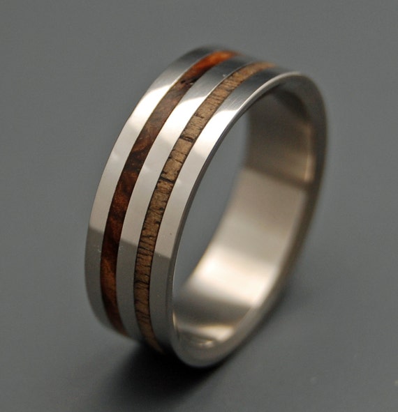 Wooden Wedding Rings Unique Wedding Rings Mens Rings Womens | Etsy